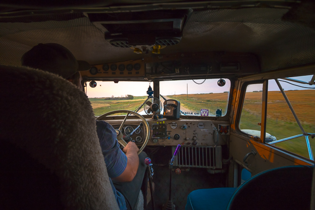 Driving 1952 Peterbilt 350