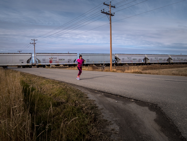 Olds Alberta Train