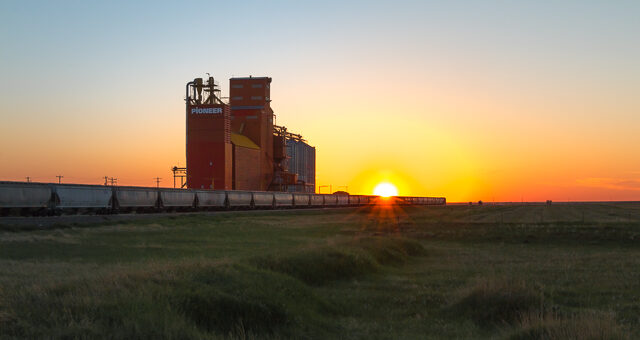 Sunset in Vulcan Alberta