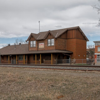 Okotoks Alberta Train Station