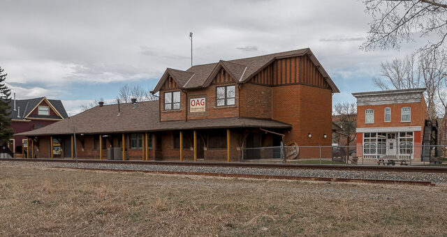 Okotoks Alberta Train Station