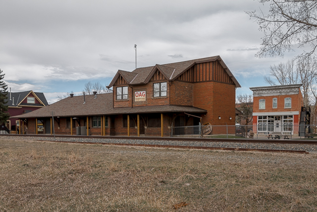 Okotoks Alberta Train Station