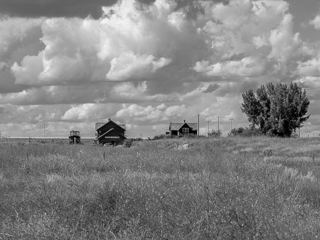 Manyberries Alberta Train Station