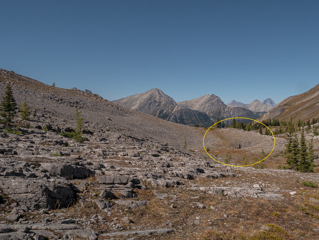 Burstall Pass Sinkhole