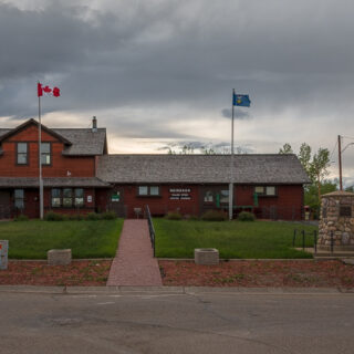 Beiseker AB Train Station