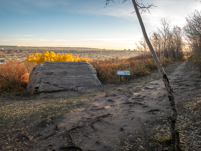 Paskapoo Slopes Glacial Erratic