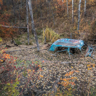 Old Car Paskapoo Slopes