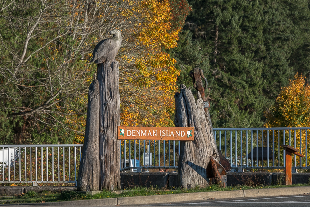 Denman Island Sign