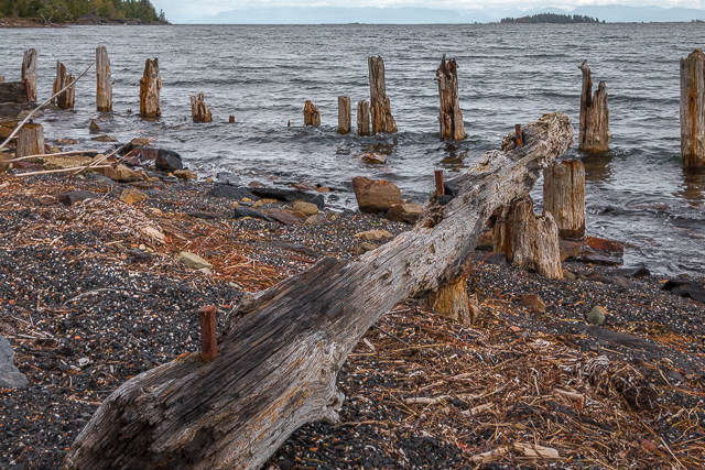 Union Bay BC Dock Remains