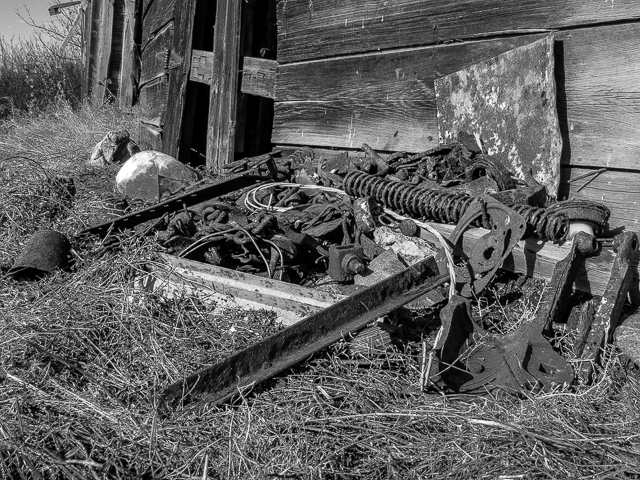 Scrap Metal Abandoned Farm