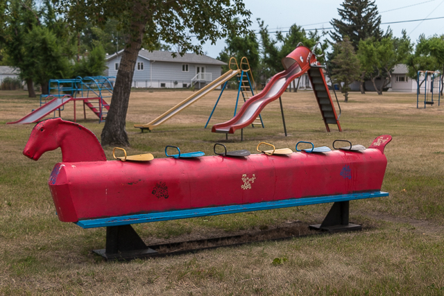 Playground Metal Rocking Horse