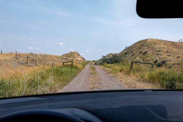 Driving Old Railway Line