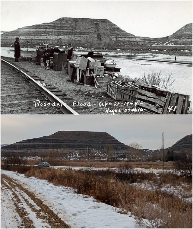 Rosedale Alberta Then & Now